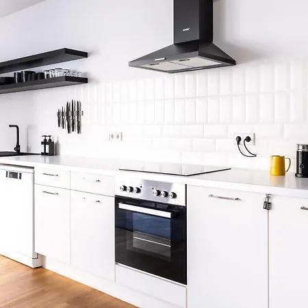 Apartment Stycoz - Modernes Loft - 80 M2 - Kueche - Parken